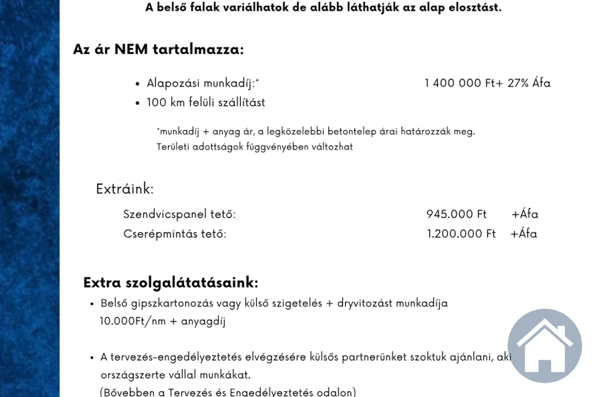 Manhattan konténerház – 55 m², 2 szoba, 1 fürdő | Gyors Ház